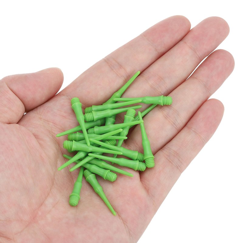 PATIKIL 60pcs Plastic Dart Tips 2BA Threads Soft Dart Tips