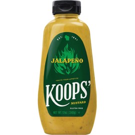 Koops' Jalapeno Mustard, 12 oz. Bottle, 4-Pack