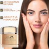GLO24K Crema para ojos con oro de 24 k, fórmula
