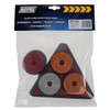 BITS4REASONS MAYPOLE NEW MODEL MP1699 REFLECTOR KIT 2 x RED