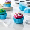Caperci Grease-Resistant Standard Blue Cupcake Liners 150 Counts - Heavy