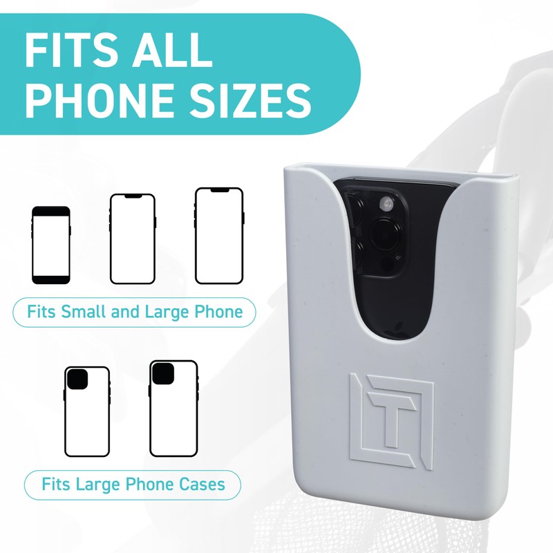 Tributary Brands Golf Push Cart Phone Holder Compatible with Clicgear