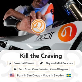 Nectr Energy Zero Pouches - No Caffeine, No Sugar, Zero Calories Mini Pouches for Oral Fixation and Stress Relief - 4 Pucks of 20 - Sweet Mango Flavor