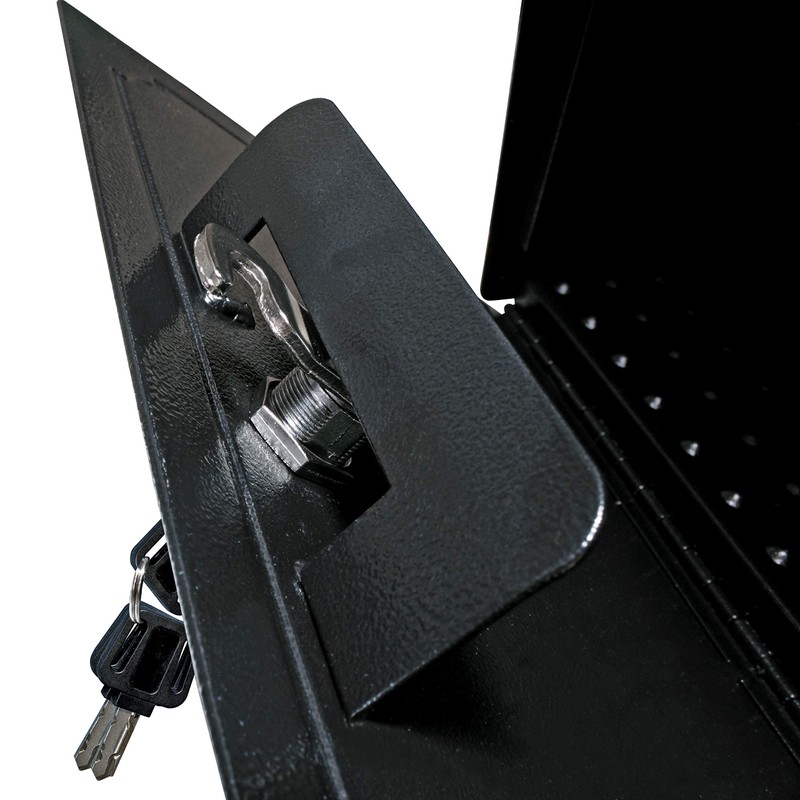 Mail Boss 7172 Townhouse Locking Security Wall Mount Mailbox, Black,