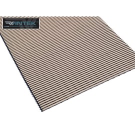 VinGrate Mat Wet Area Floor Matting for Swimming Pool Shower/Locker Room Bathroom Sauna SPA 4-Way Water Drain Indoor/Outdoor Use 3/8" Thick Non-Slip Comfortable on Barefoot (3' x 4', Tan, 1)