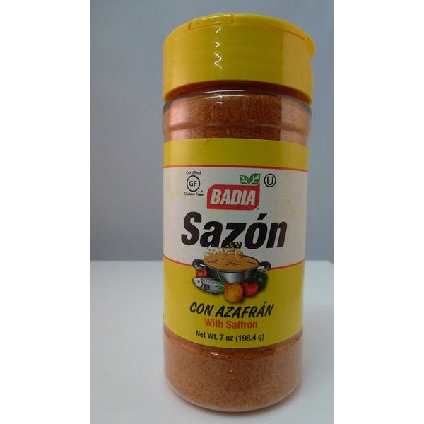 Badia Sazon With Saffron, 7 Oz