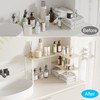 Golener Countertop Organizer Corner Shelf, 2 Tier Adjustable Stackable Corner