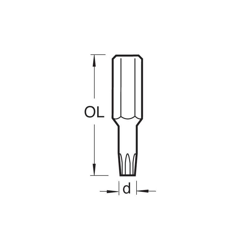 Trend Snappy SNAP/IT40/3 3 Pack of 25mm T40 Torx Insert