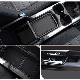 auovo - Alfombrillas antipolvo para Honda CRV Accessories 2017 2018 2019 - Portavasos para puerta de Honda CR-V (paquete de 21 unidades), color negro