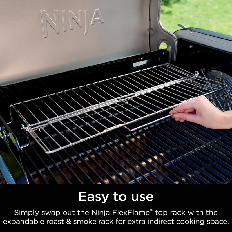 Ninja FlexFlame Upgrades Expandable Roast & Smoke Rack, More Indirect