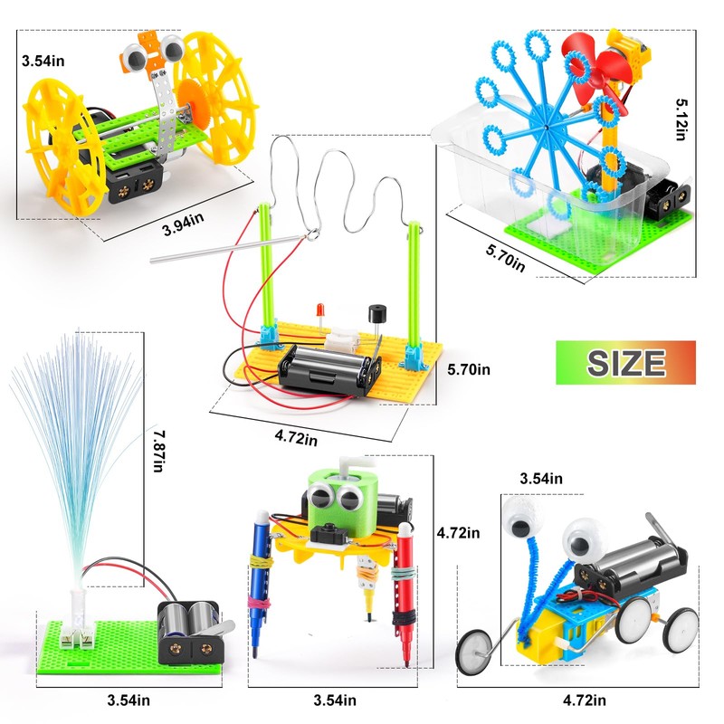 BeAndge STEM Robotics Kit - 6 Set STEM Toys for