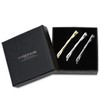 3PCS Shirt Collar Clips Necktie Tie Clips Clip-on Collar Bars