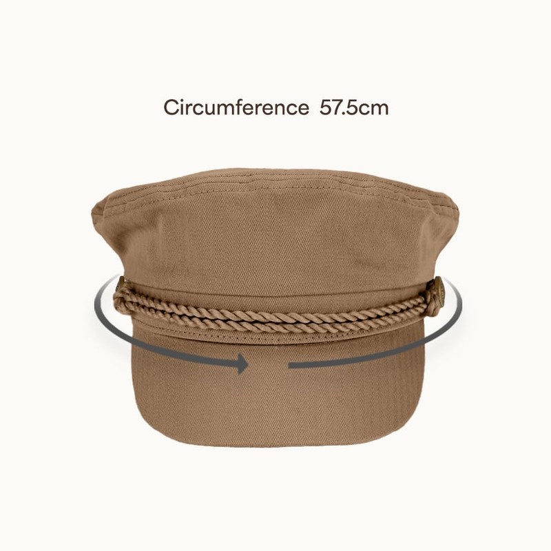 C.C Cotton Fisherman Cap for Women Classic Fiddler Hat, Lightweight