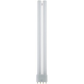 Sunlite FT24DL/835 Compact Fluorescent 24W Twin Tube Light Bulbs, 3500K Neutral White Light, 2G11 Base
