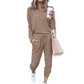 ETCYY NEW Lounge Sets for Women Sweatsuits Sets Two Piece Outfit Long Sleeve Pant Workout Athletic Tracksuits