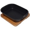Ishigaki 4057 Grilling Meijin Square Deck, 9.8 x 7.1 inches