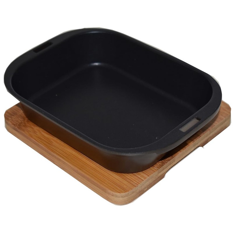 Ishigaki 4057 Grilling Meijin Square Deck, 9.8 x 7.1 inches