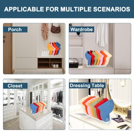 Acrylic Hat Organizers for 14 Baseball Caps (2 Pack), No Install Space-Saving Hat Rack Holder for Closet, Bedroom, Dresser Display