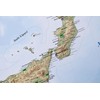 Large map of Italy with full lamination (wall map) 39