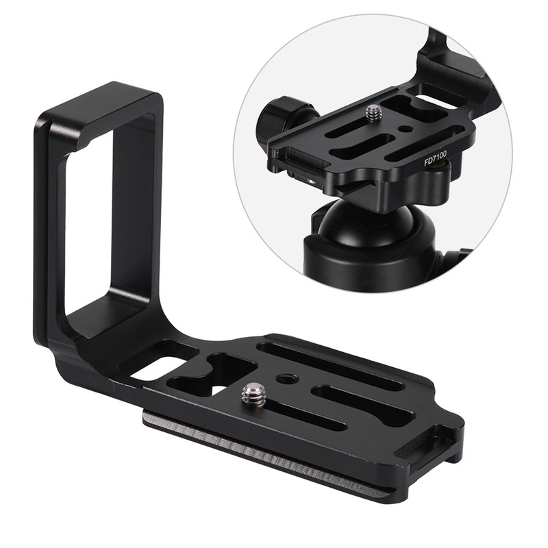 Quick Release Aluminium Alloy Vertical L Plate Bracket Hand Grip