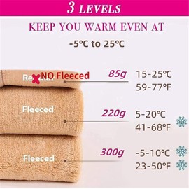 SHINsuke Women Winter Warm See Through Tights Thicken Fleece Fake Translucent Pantyhose Sheer Legging (Brown,300G - Winter)