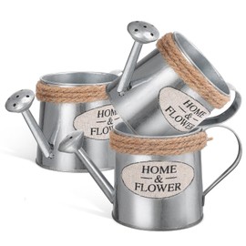 Ciieeo 3pcs Tin Watering Can Vases for Centerpieces Mini Pots Mini Metal Buckets Retro Pot Bucket Plants Watering Pot Watering Can Pot Watering Tool Watering Cans Jug