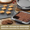 Anolon 2-Piece Steel Crisper Pan Set, Graphite