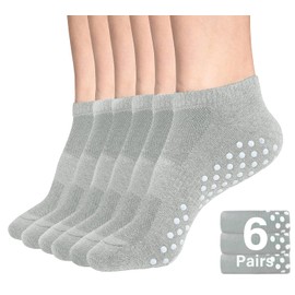 DIBAOLONG Non Slip Yoga Socks for Women, Anti-Skid Gripper Socks Pilates Barre Bikram Fitness Socks with Grips