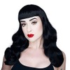 Morvally 50 - Peluca de cabello sintético ondulado natural para
