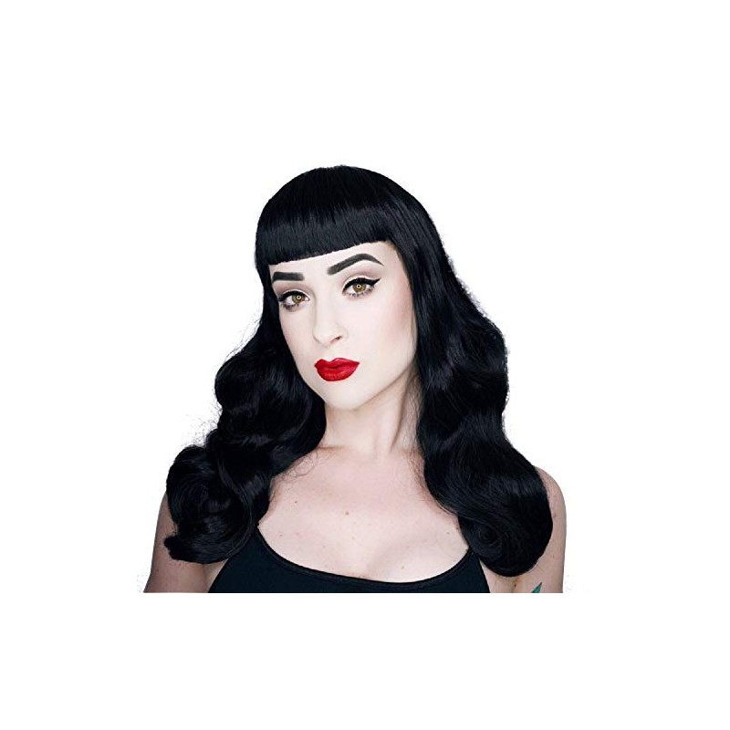 Morvally 50 - Peluca de cabello sintético ondulado natural para
