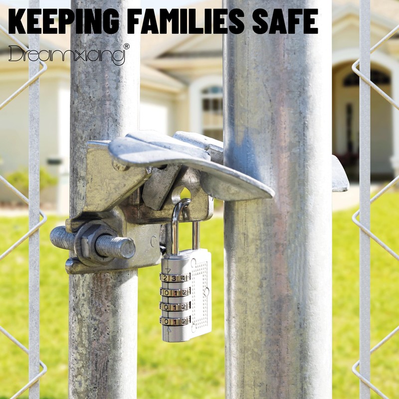 Dreamxiang Chain Link Butterfly Gate Latch, Chain Link Fence Latch