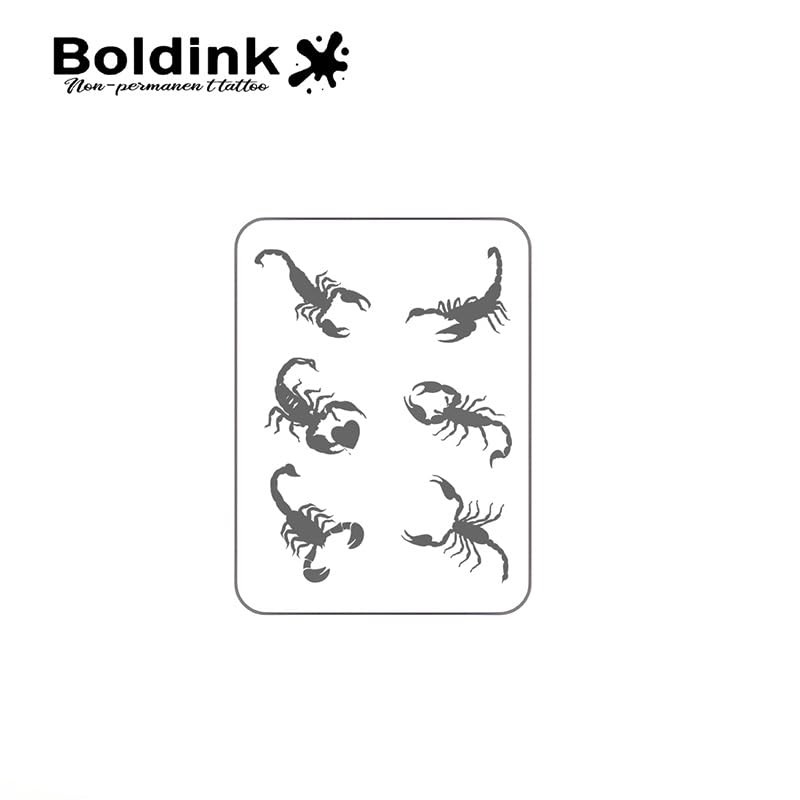 Boldink 2 Pcs Semi Permanent Jagua Tattoos 2 Weeks Long