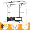 Raybee Clothes Racks for Hanging Clothes with Shelves 400LBS, Adjustable