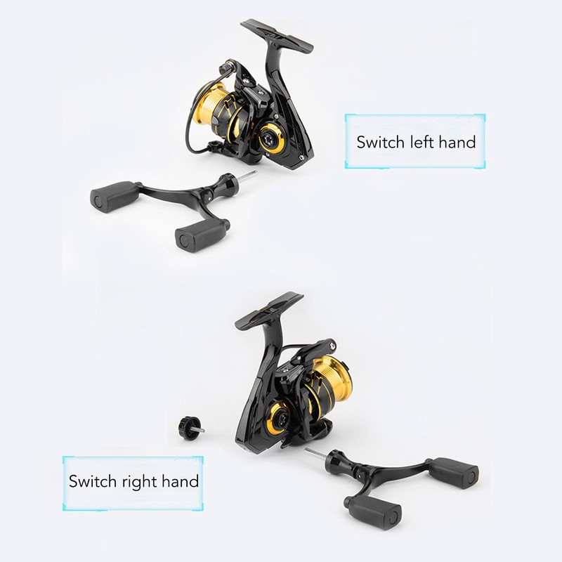 Fishing Reel Powerful Double Rocker Arm Metal Spinning Wheel for