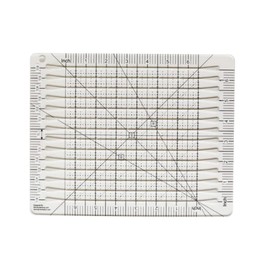 5 in 1 Quilt Cutting Ruler, Squared Quilt Ruler, Non-Slip Acrylic Quilting Rulers and Templates Sewing Ruler, Fabric Cutting Ruler, for Quilting, Sewing & Crafts Template