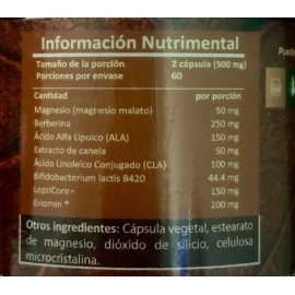 Dose Suplementos Metax Probioticos Cla Berberina 30 Caps Sfn                                                                                          
