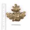 1 piece oak leaf decoration cover sheet large with thread