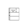 plastic pockets VARIO, 3-way division, clear film
