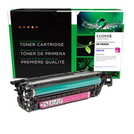 Clover Remanufactured Toner Cartridge Replacement for HP CE263A (HP 648A) | Magenta