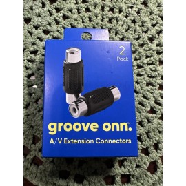 Onn A/V AV Cable Couplers Extension Connectors 2 Pack NIP