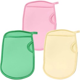 FOMIYES Deep Scrubbing Gloves for Shower Exfoliating Glove Set Back Applicator