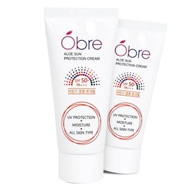 Ovre Aloe Sun Cream SPF50+ PA+++, 40ml, 2 pieces / 오브레 알로에 선크림 SPF50+ PA+++, 40ml, 2개