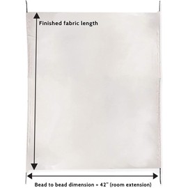 Straight Creek Trading Replacement Slide Out Awning Fabric (Black, 72.0)