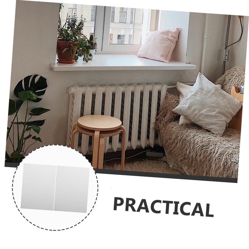 Ipetboom 10pcs PP Plastic Sheets Retardant Craft Panels for DIY