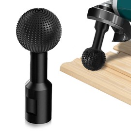 MOKIDO Ball Cutter Wood Carving, 14 mm Wood Shaper Ball, Ball Chisel File Grinding Heads Suitable for 115/125 mm Angle Grinding, for Wood Carving, Grinding, Polishing and Engraving