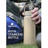 CBJAPAN SANTECO Water Bottle, Beige, 16.9 fl oz (500 ml),