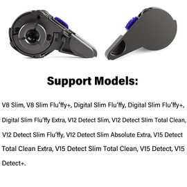 Roller Brush Bar End Cap Cover Replacement for Dy.son Digital Slim, V8 Slim, V12 V15 Detect Slim Vacuum Cleaner Parts