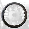 Redlineg 300994816 Genuine Leather Steering Wheel Cover Alcantara or