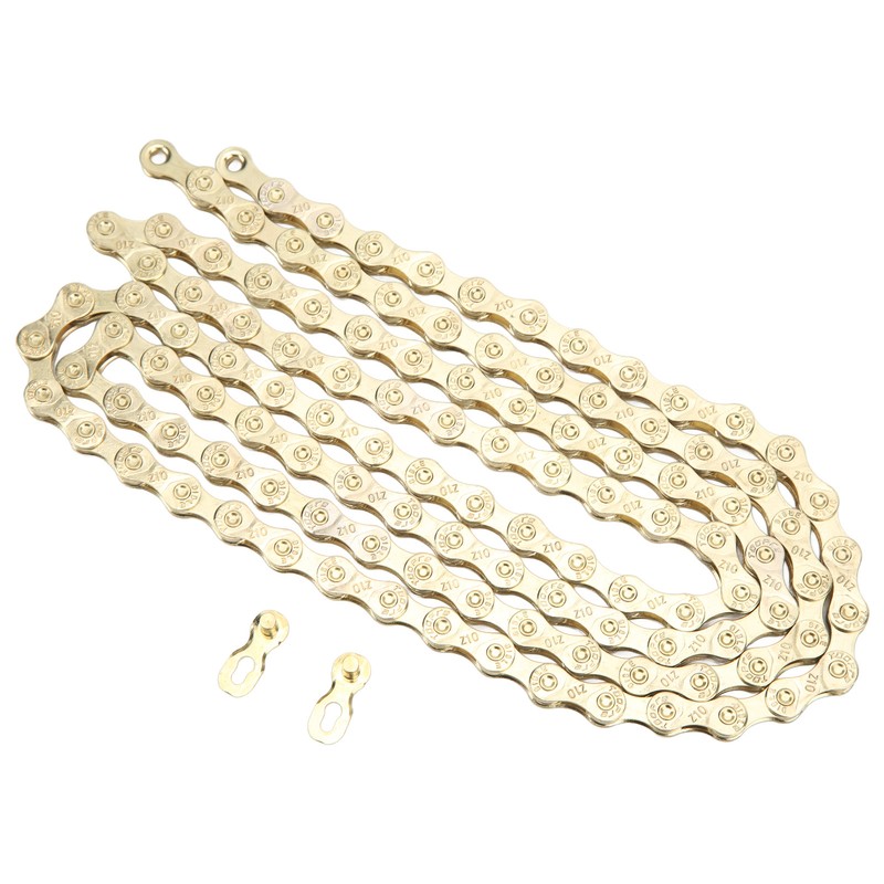Bike Chain 116 Links 10 Speed Electroplating Rust Protection Mountain