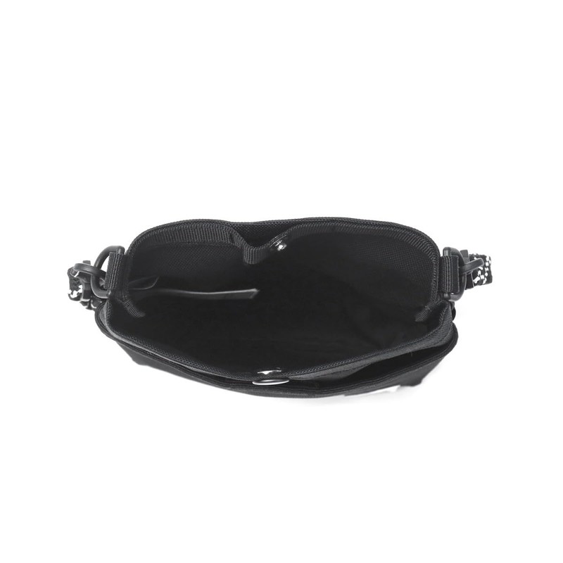 Chums Recycle Mesh Pocket Shoulder Bag, Black